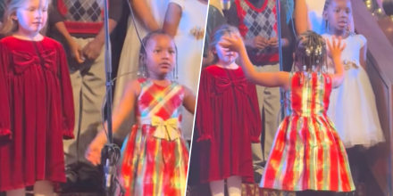 Nora Gros conducts during the Nashville Christ Church Christmas concert.