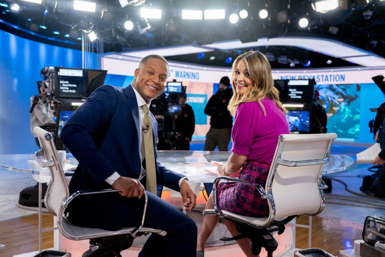 Craig Melvin and Savannah Guthrie